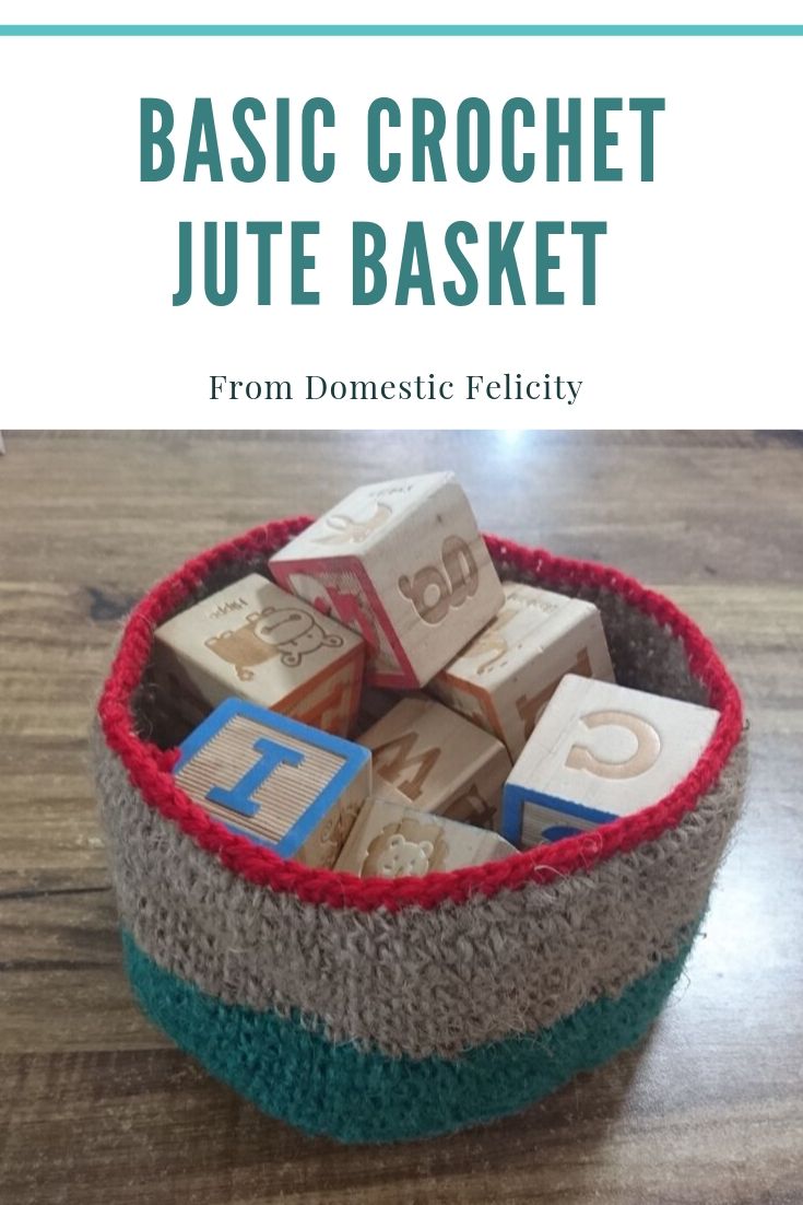 Basic Rustic Jute Basket